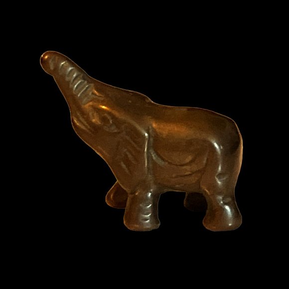 VTG Bronze Elephants Family Of 4 Set Great Patina No Mark Collectables Pre-Owned - Picture 7 of 12